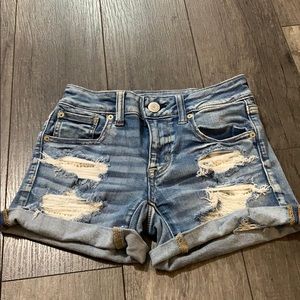 American eagle jean shorts